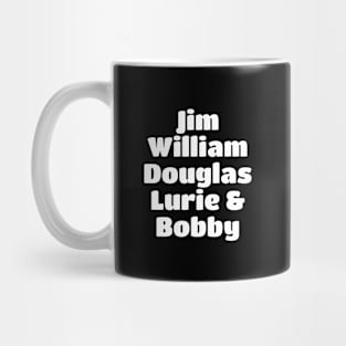 The Jesus and Mary Chain Band Member White Type Mug